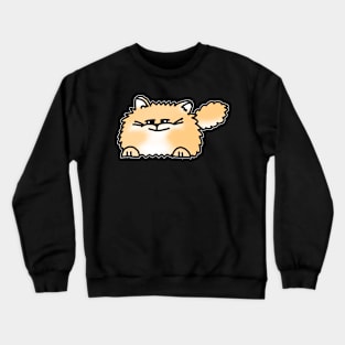 Orange Cat Lover Crewneck Sweatshirt